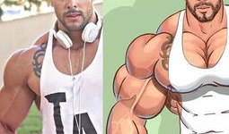 肌肉男 漫画,力量与激情的视觉盛宴